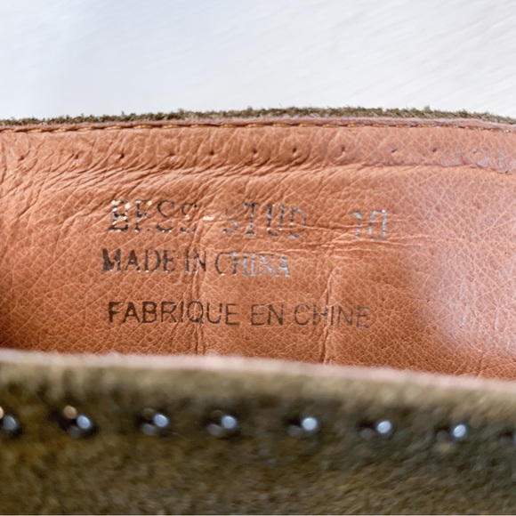 Jeffrey Campbell The Bess-Stud Sandal Suede Ankle Boot in Hunter Green Size 10 - Picture 13 of 17